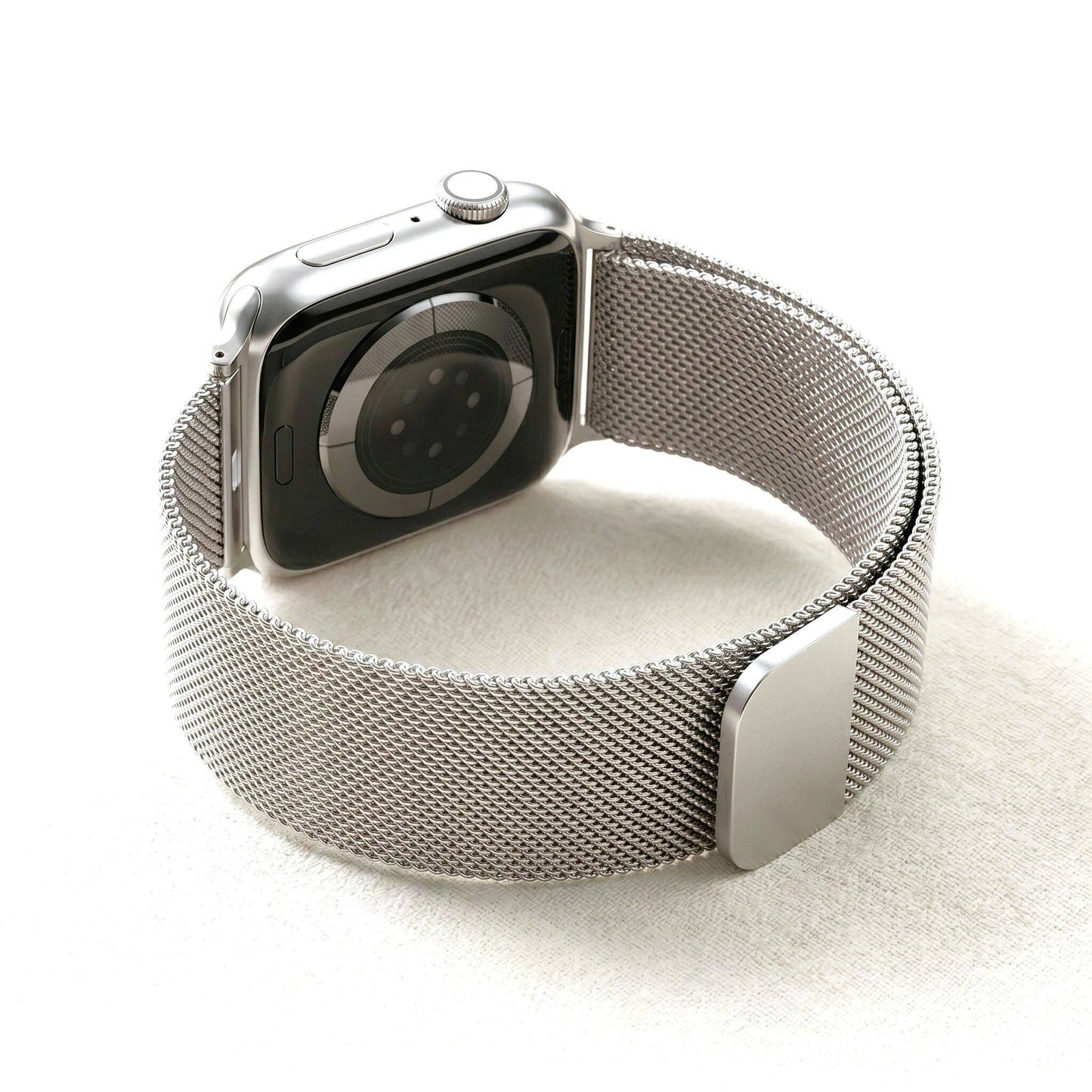 Cape Diablo Platinum Steel Luxury Apple Watch Strap