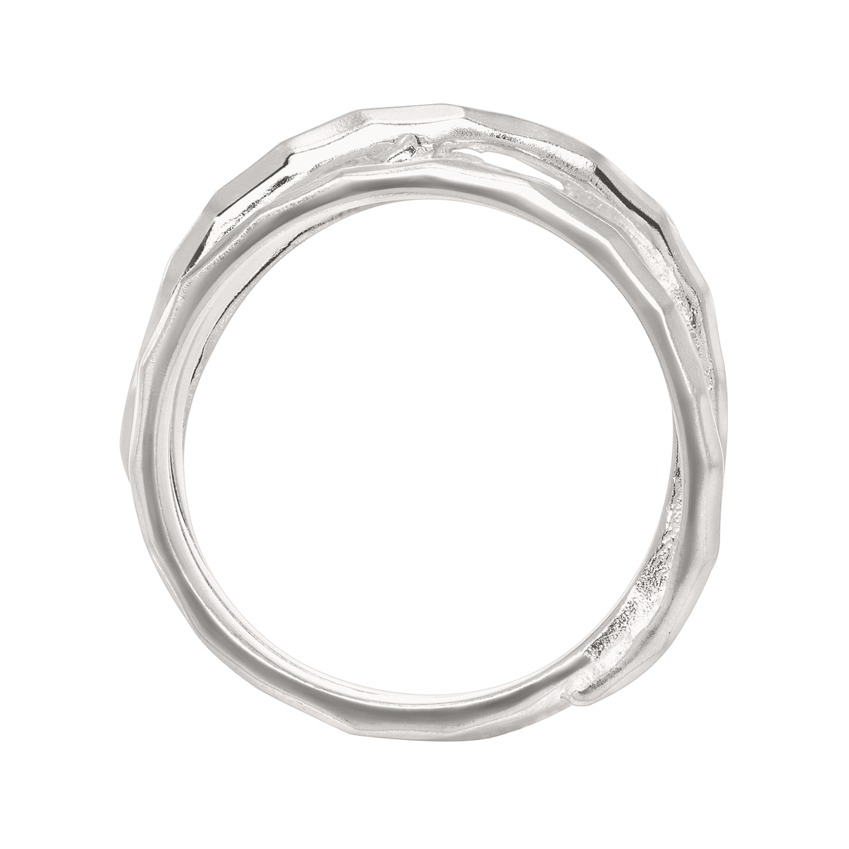 Silpada - Silpada 'Wrapped Up' Silver Overlapping Textured Band Ring