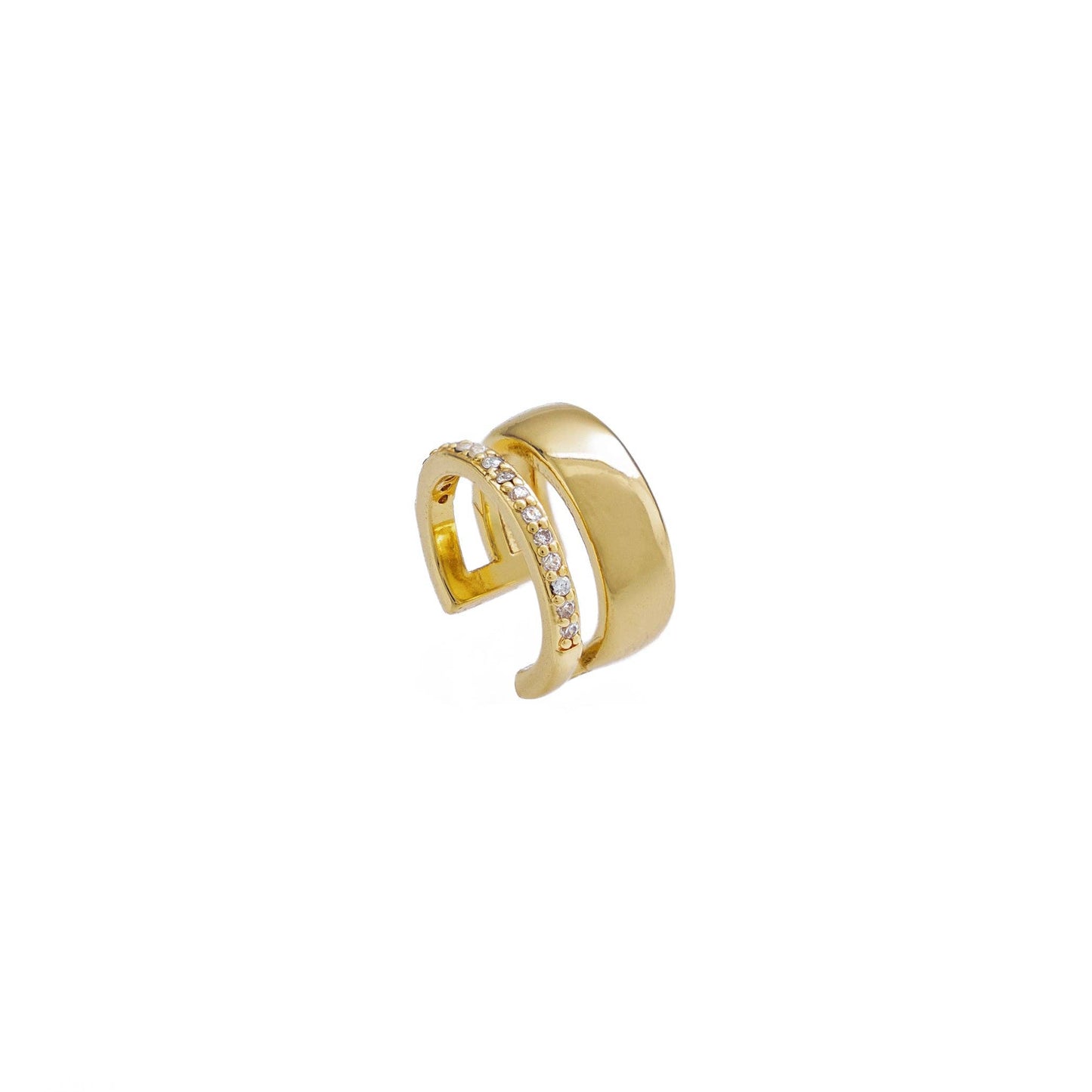 Brenda Grands Jewelry 18K Gold Double Ear Cuff