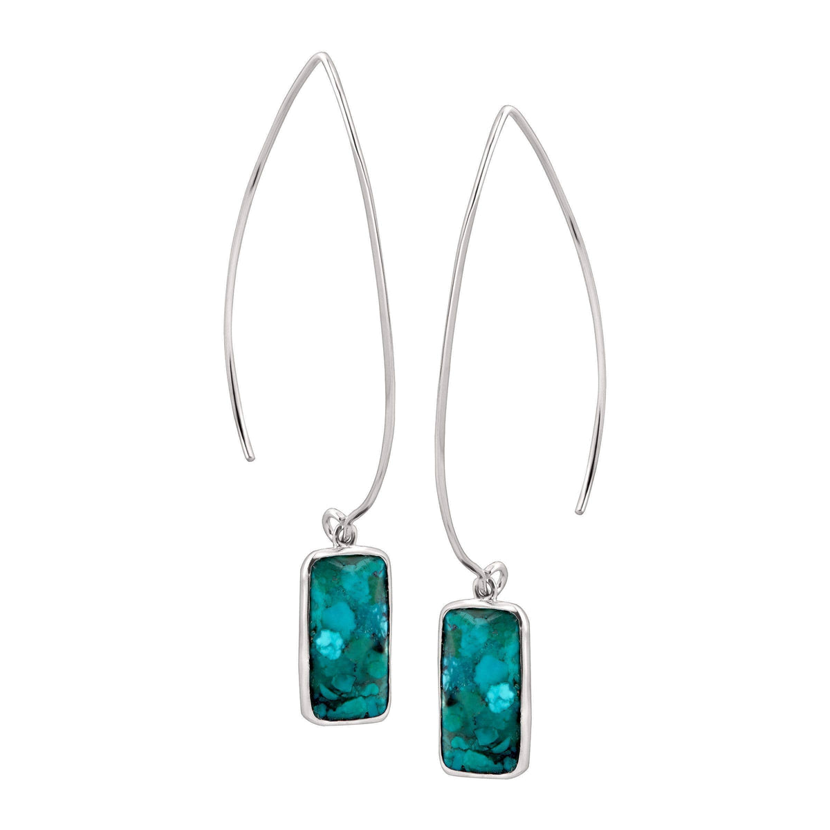 Silpada - Silpada 'Oasis' Compressed Turquoise  Drop Earring
