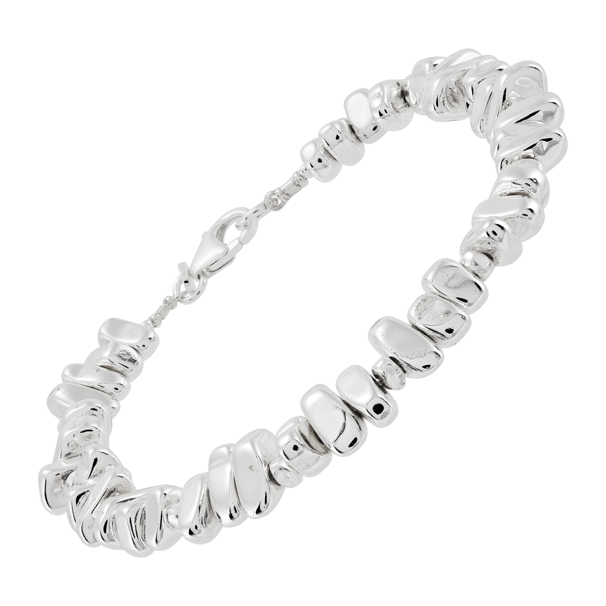 Silpada - Silpada 'Collected Beauty'  Silver Hematite Bracelet. 7.5"