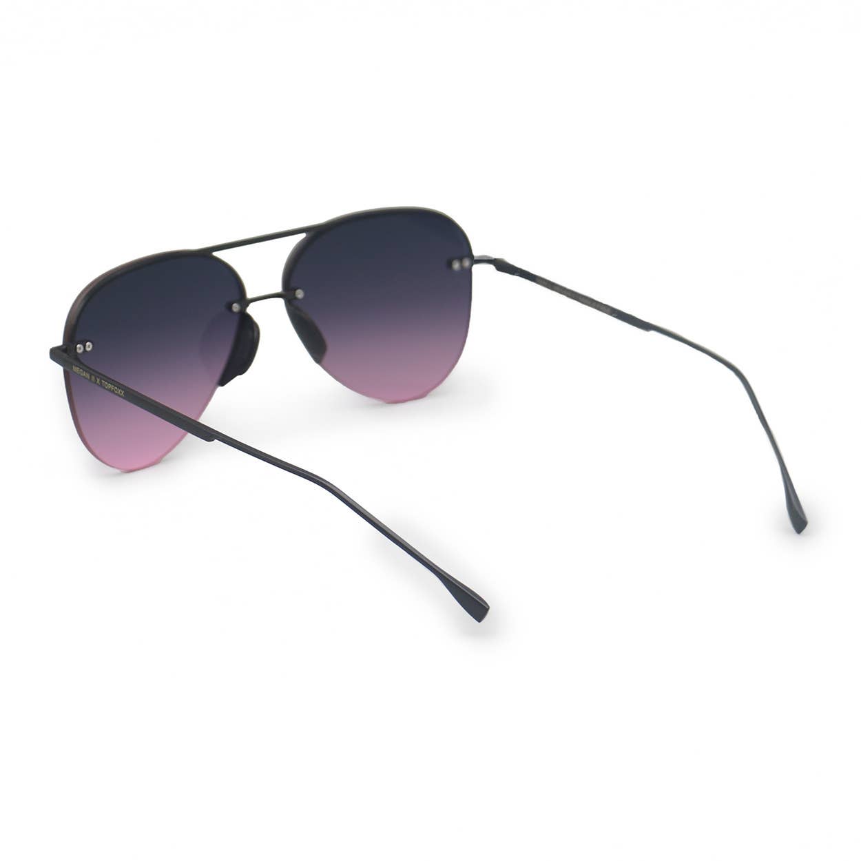 Topfoxx Small Megan 2 Tangle Free Aviator Sunglasses - Purple Pink