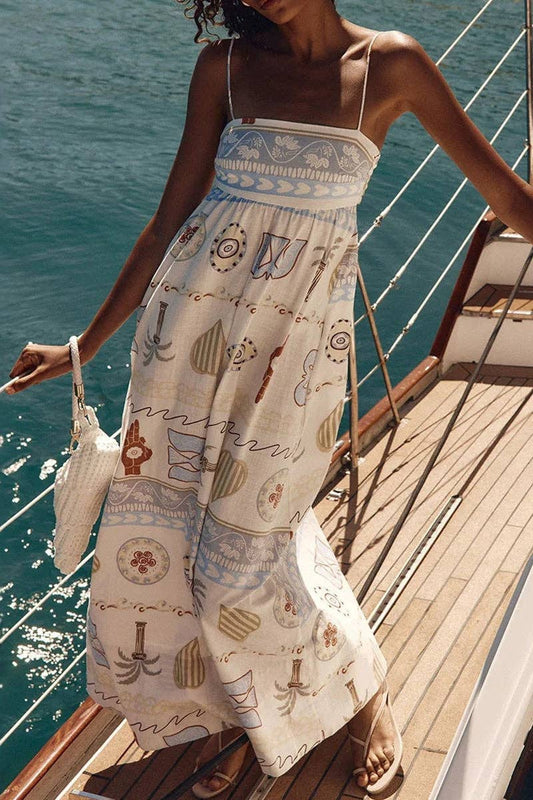 Mccolin Strappy Vacation Maxi Dress