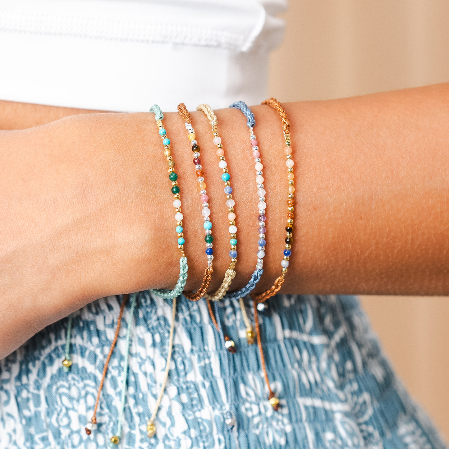 Lotus and Luna Namaste Bracelet - Prana