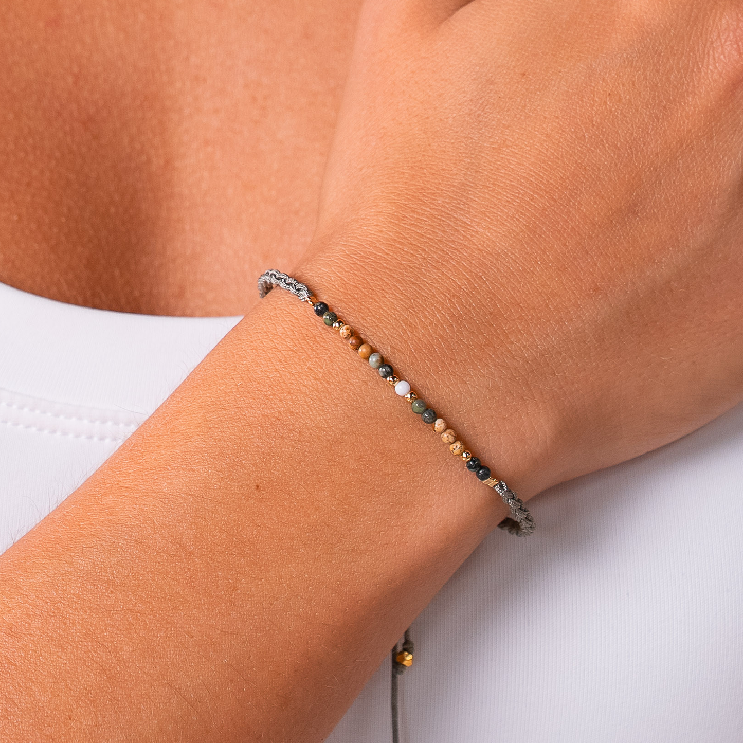 Lotus and Luna Namaste Bracelet - Peace Protector