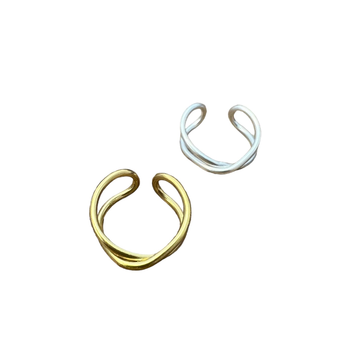 Baizaar Cross Bar Ear Cuff - Sterling Silver