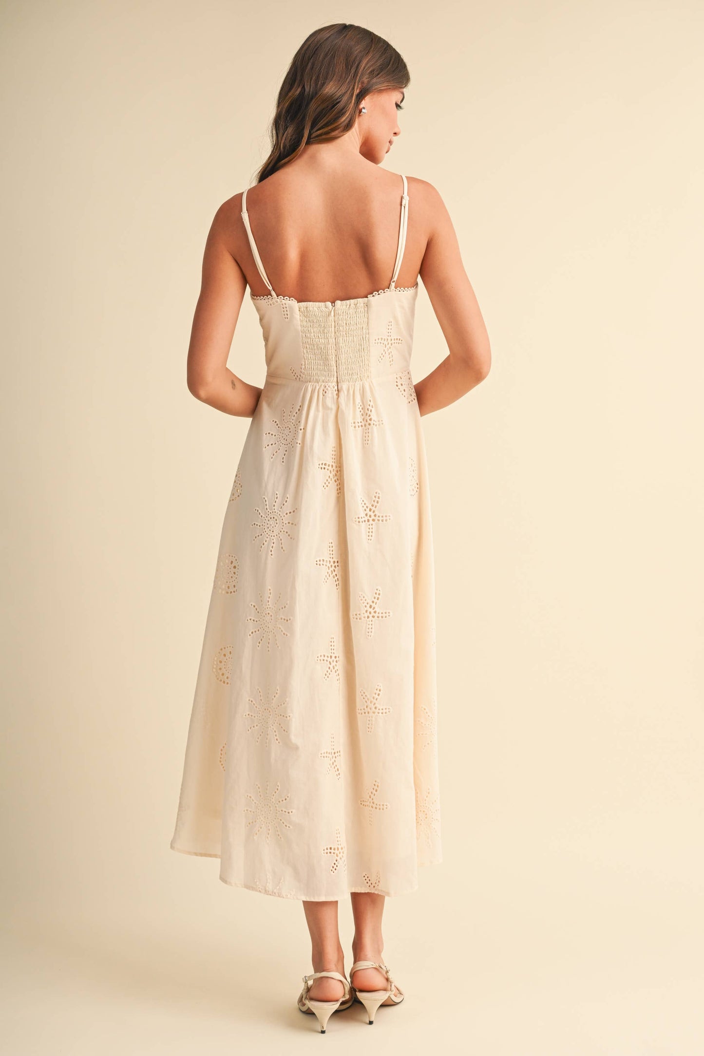 Klesis Coastal Eyelet Embroidered Dress