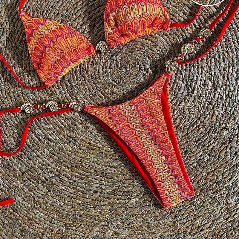 Mccolin Shell Detail Bikini Bottom
