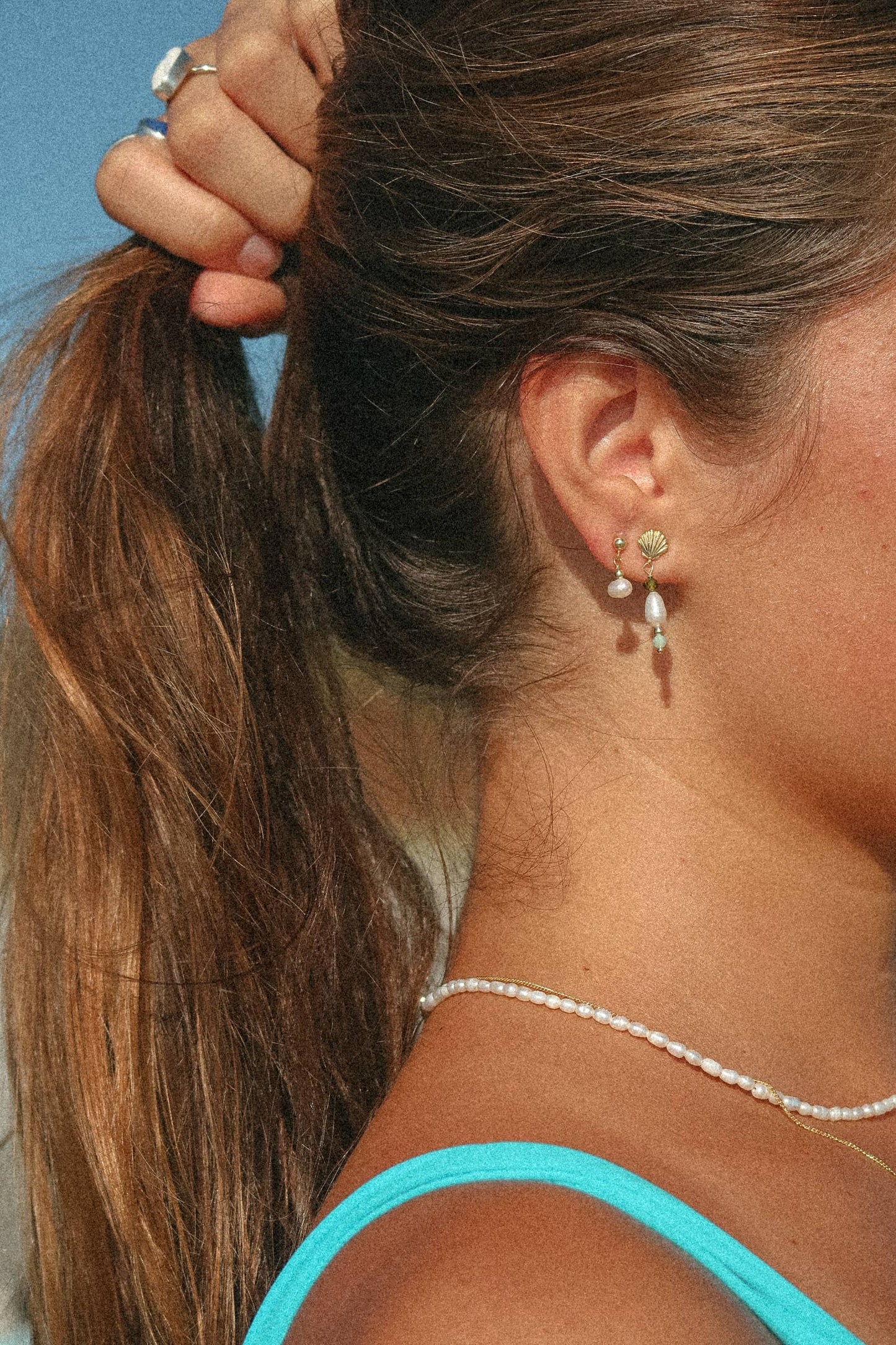 The Salty Gem Wind & Sea Earrings