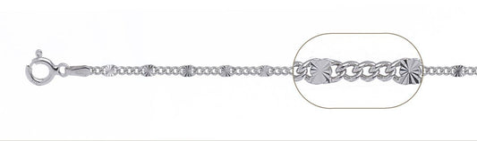 Tiger Mountain Jewelry Ogunquit Sterling Silver Adjustable Anklet