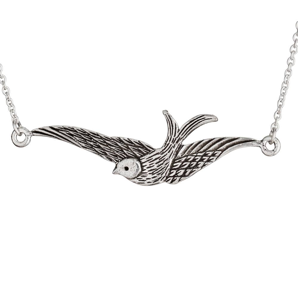 Tiger Mountain Jewelry Flying Sparrow Sterling Silver Necklace