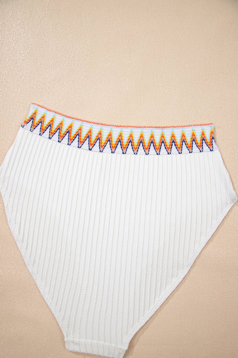 1 the Woman Contrast Banded High Waist Bikini Bottom