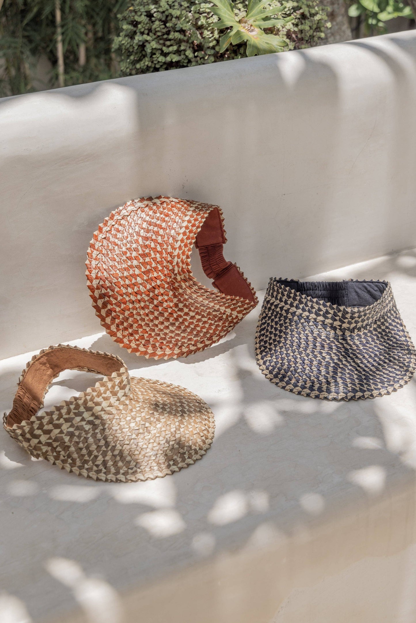 Village Thrive - Ombre Rattan Sun Visors