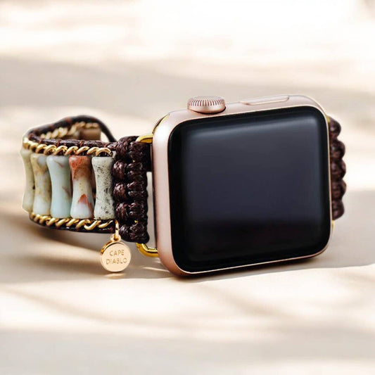 Cape Diablo Apple Watch Band - Refined Imperial Jasper