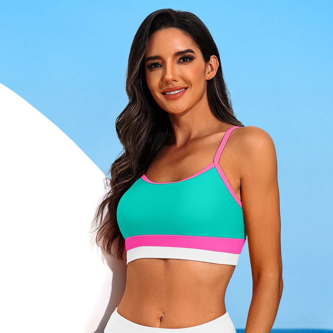 Charmo Color Block Sport Top