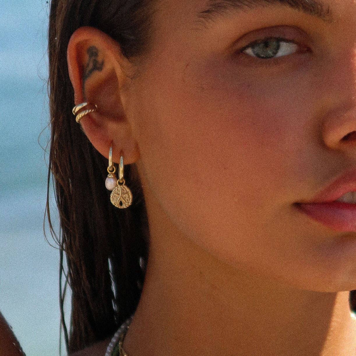 The Salty Gem Cruz Ear Cuff