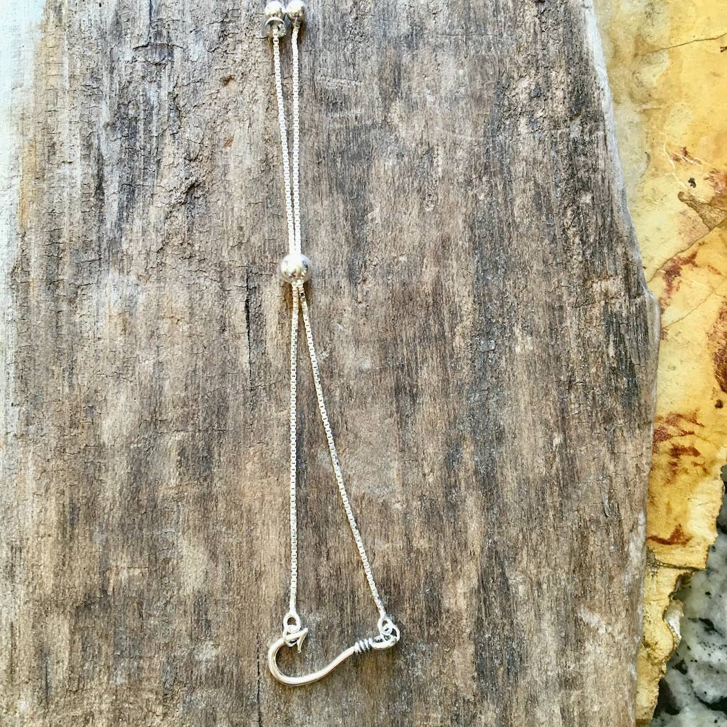 Jackie Gallagher Designs Bolo Fish Hook Bracelet