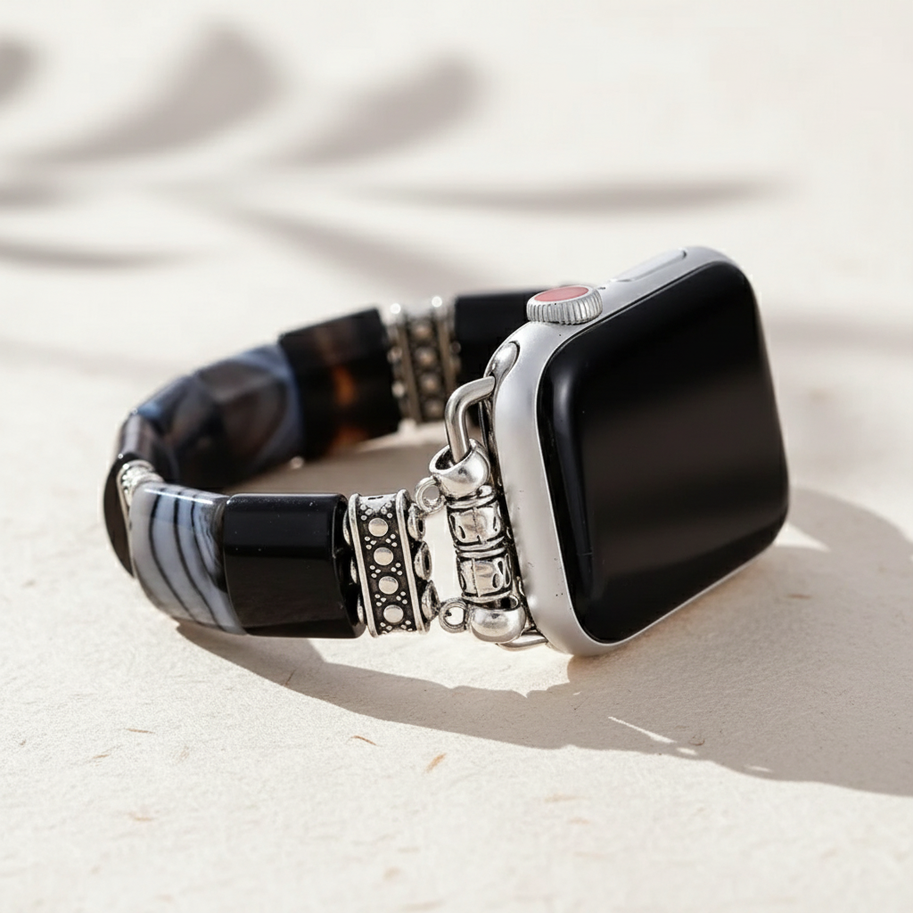 Cape Diablo Apple Watch Band - Bohemian Noir Stretch