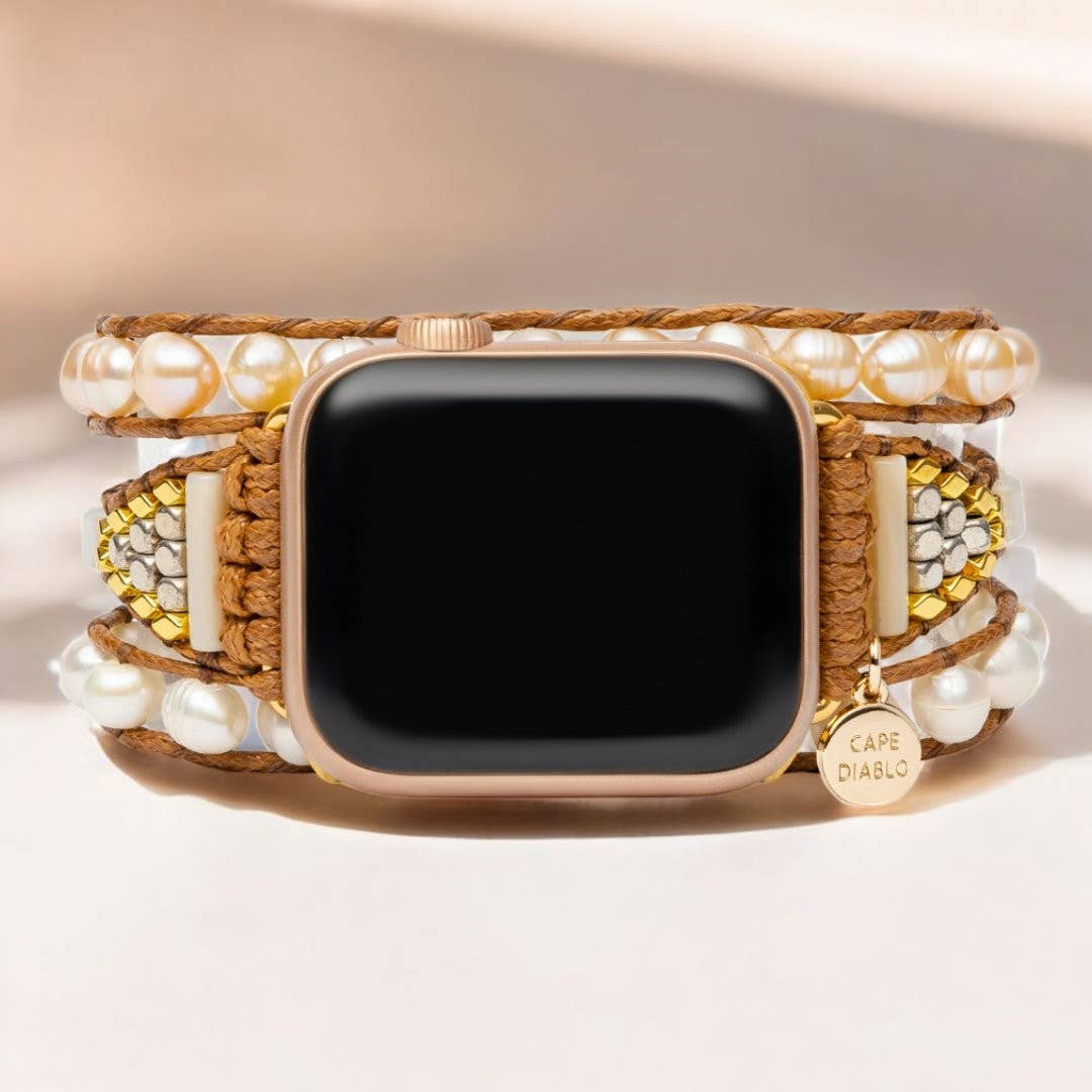 Cape Diablo Apple Watch Band - Graceful Freshwater Pearl