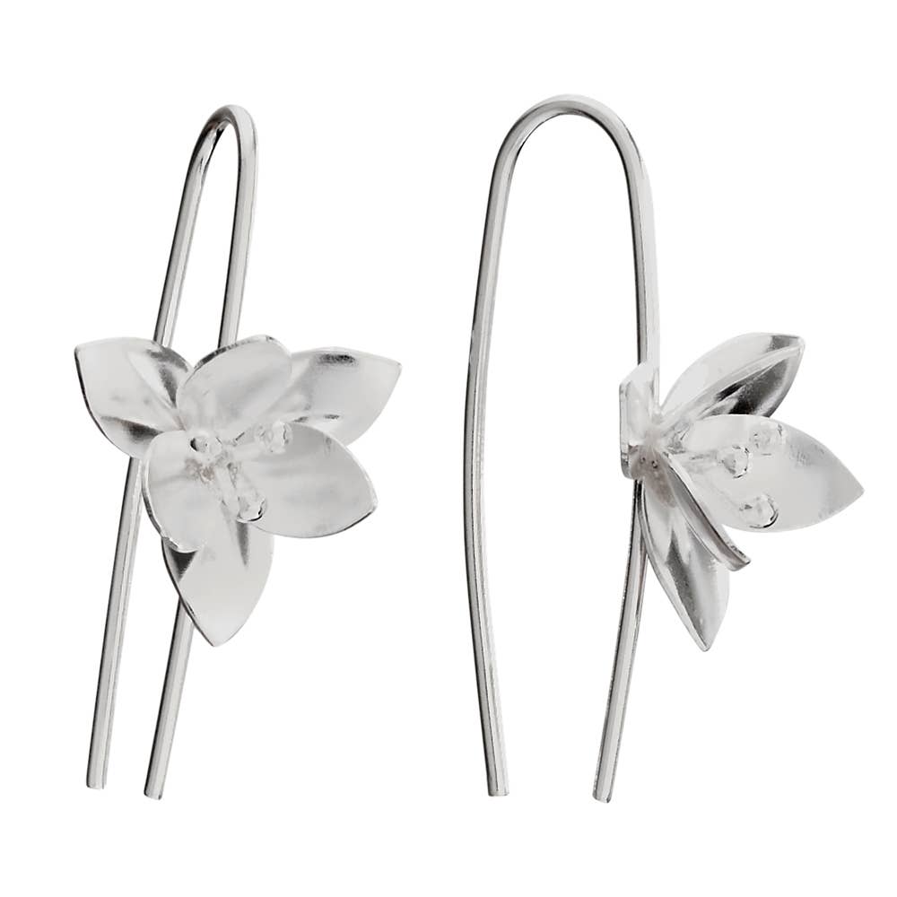 Tiger Mountain Jewelry Orchid Blooms Sterling Silver Earring