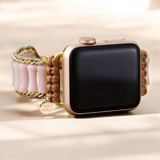 Cape Diablo Apple Watch Band - Blush Princess Jasper