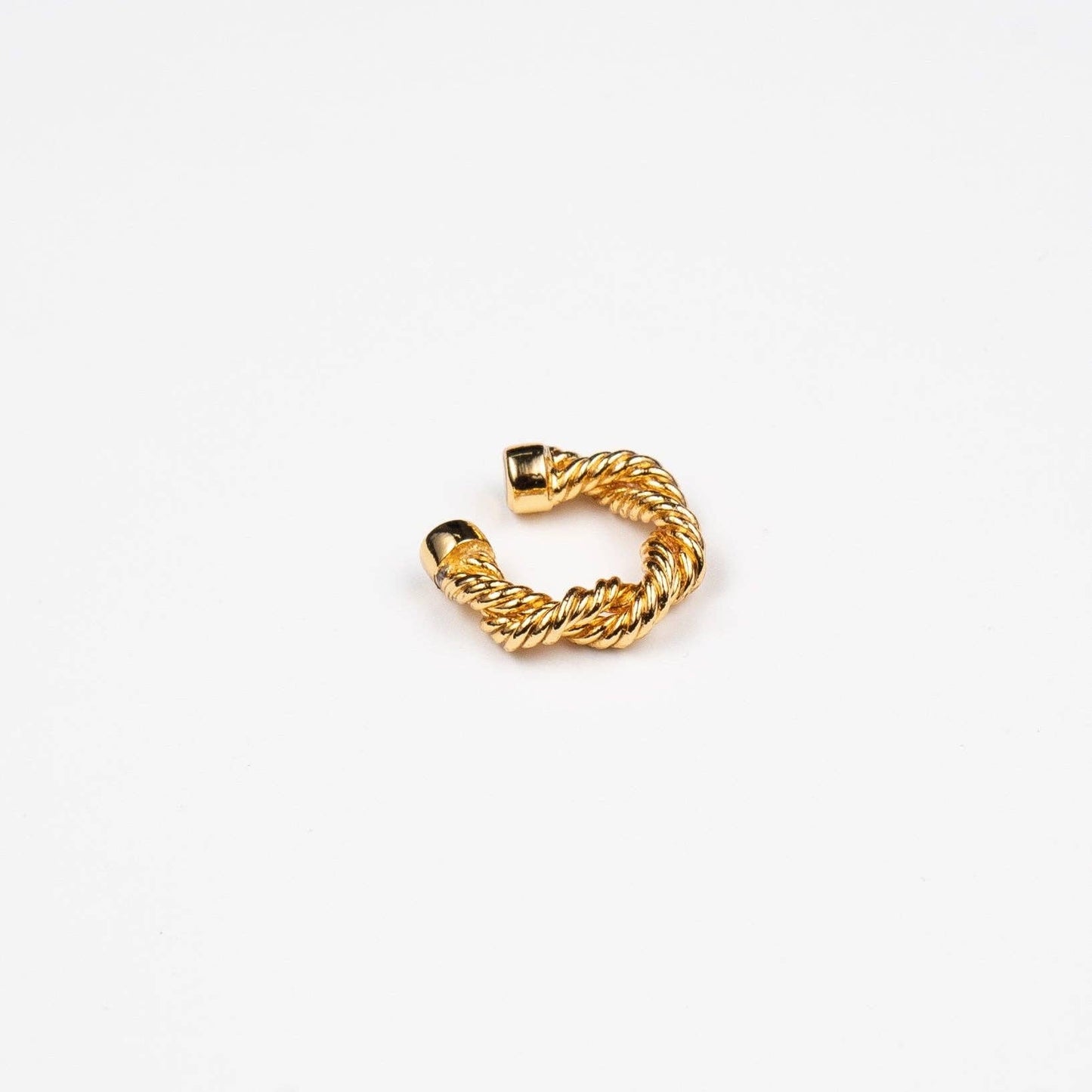 Brenda Grands 24K Gold Double Twisted Ear Cuff