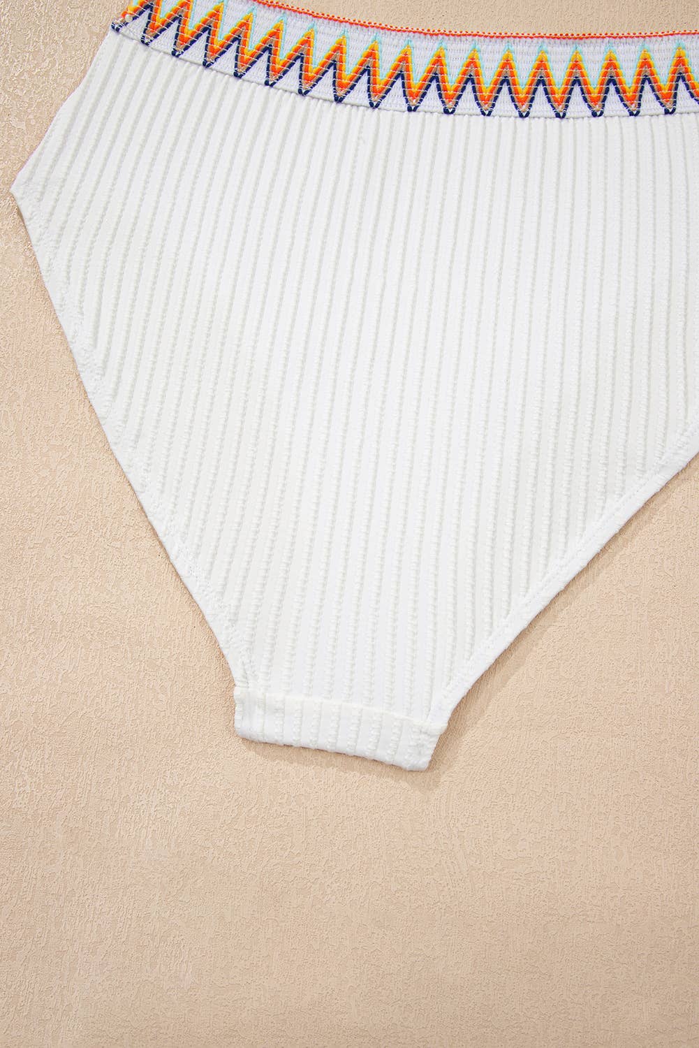 1 the Woman Contrast Banded High Waist Bikini Bottom