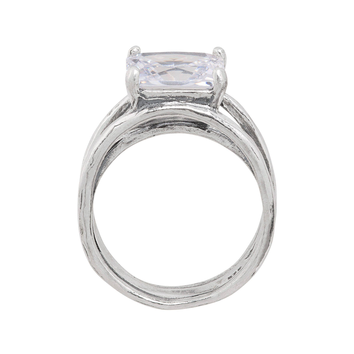 Silpada - Silpada 'Sevilla Later' Cubic Zirconia Ring in Ste