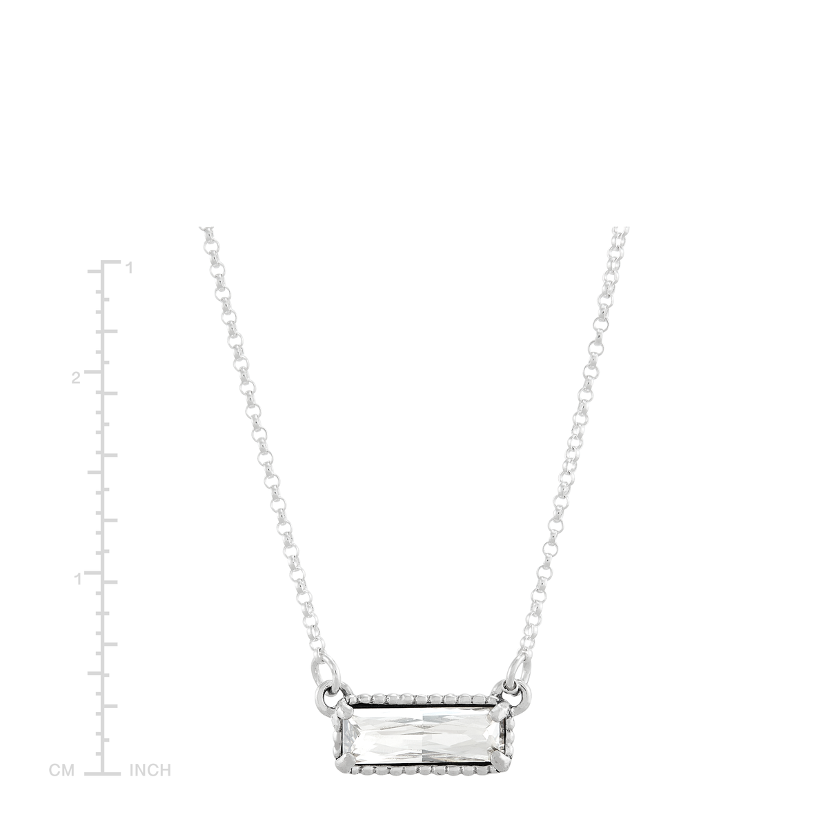 Silpada - Silpada 'Many Stories' Silver Crystal Pendant Necklace, 18"