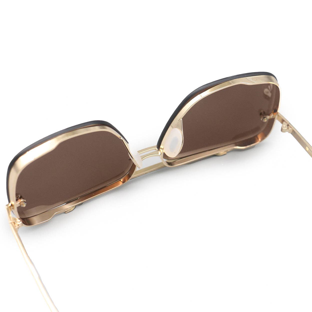 Topfoxx Bella Tangle Free Aviator Sunglasses - Mirrored Bronze