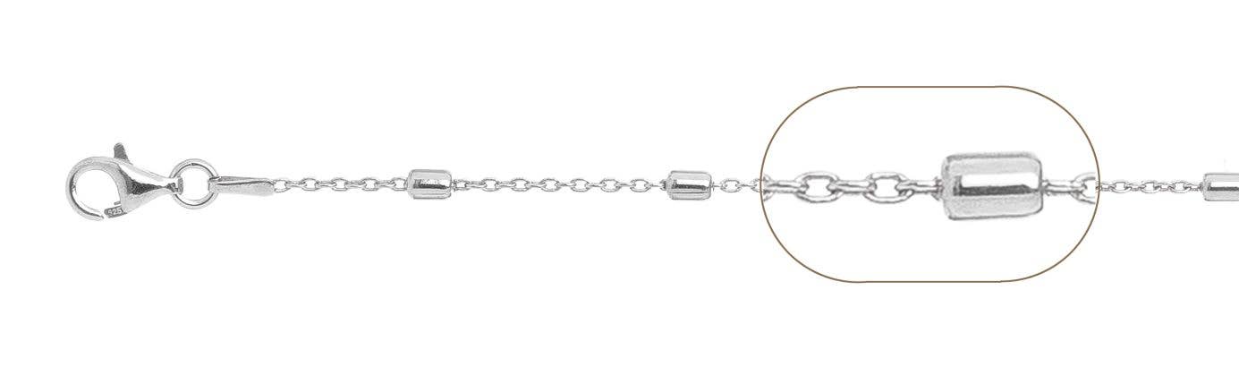 Tiger Mountain Jewelry Bora Bora Sterling Silver Adjustable Anklet