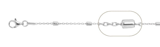 Tiger Mountain Jewelry Bora Bora Sterling Silver Adjustable Anklet