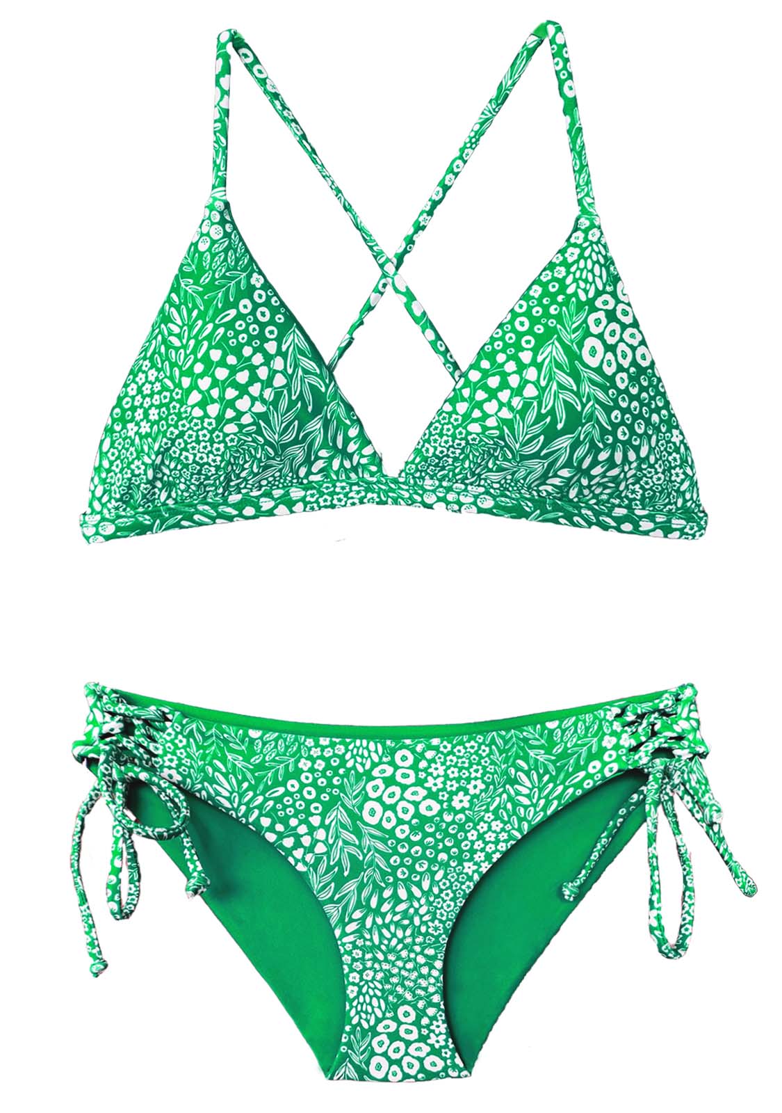 Chance Loves Classic Reversible Bottoms - Coral Green