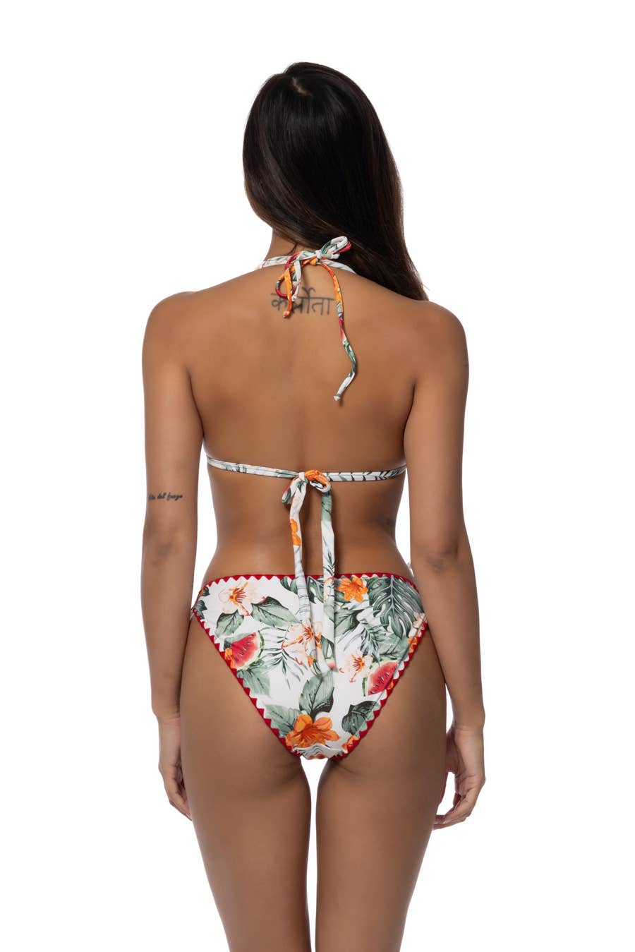 Pick Pink Tropical Crochet Bikini Top