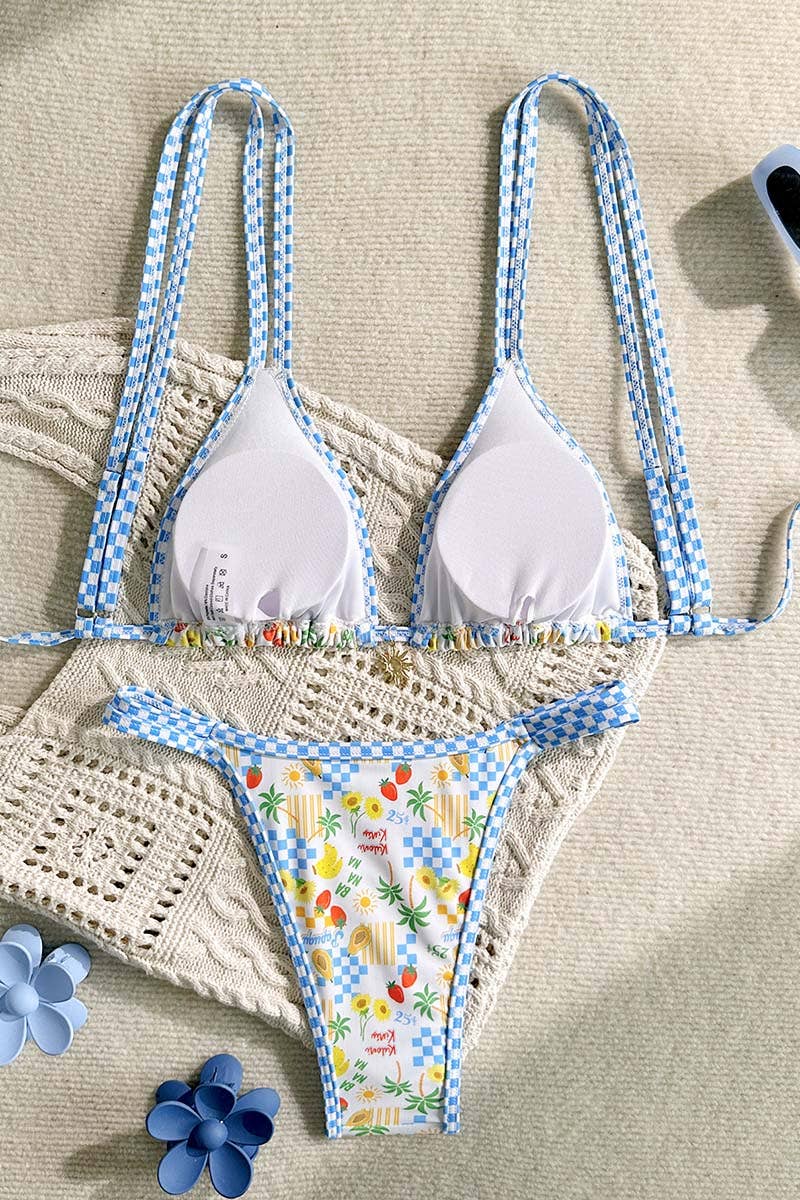 Mccolin Floral Print Bikini Bottom