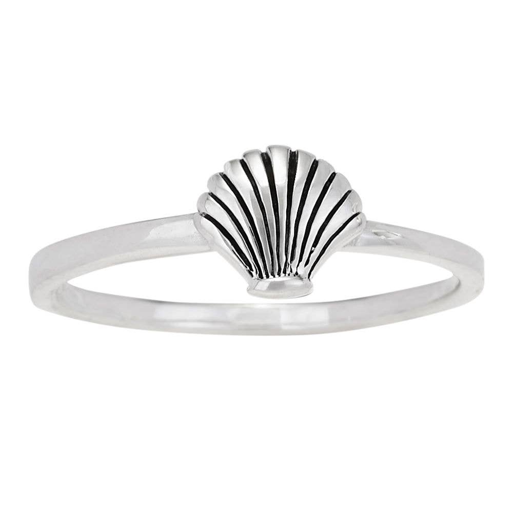 Tiger Mountain Jewelry Sterling Silver Shell Ring