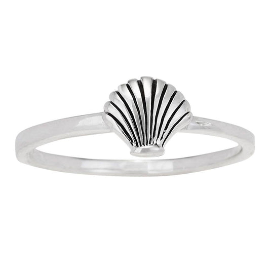Tiger Mountain Jewelry Sterling Silver Shell Ring