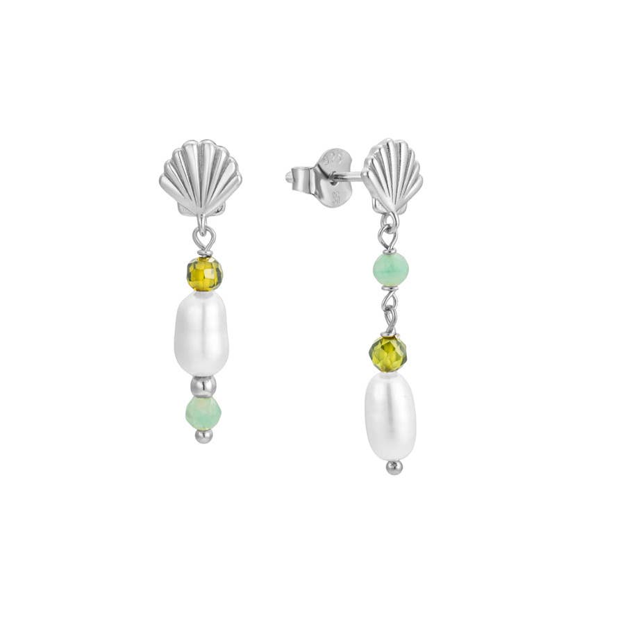 The Salty Gem Wind & Sea Earrings