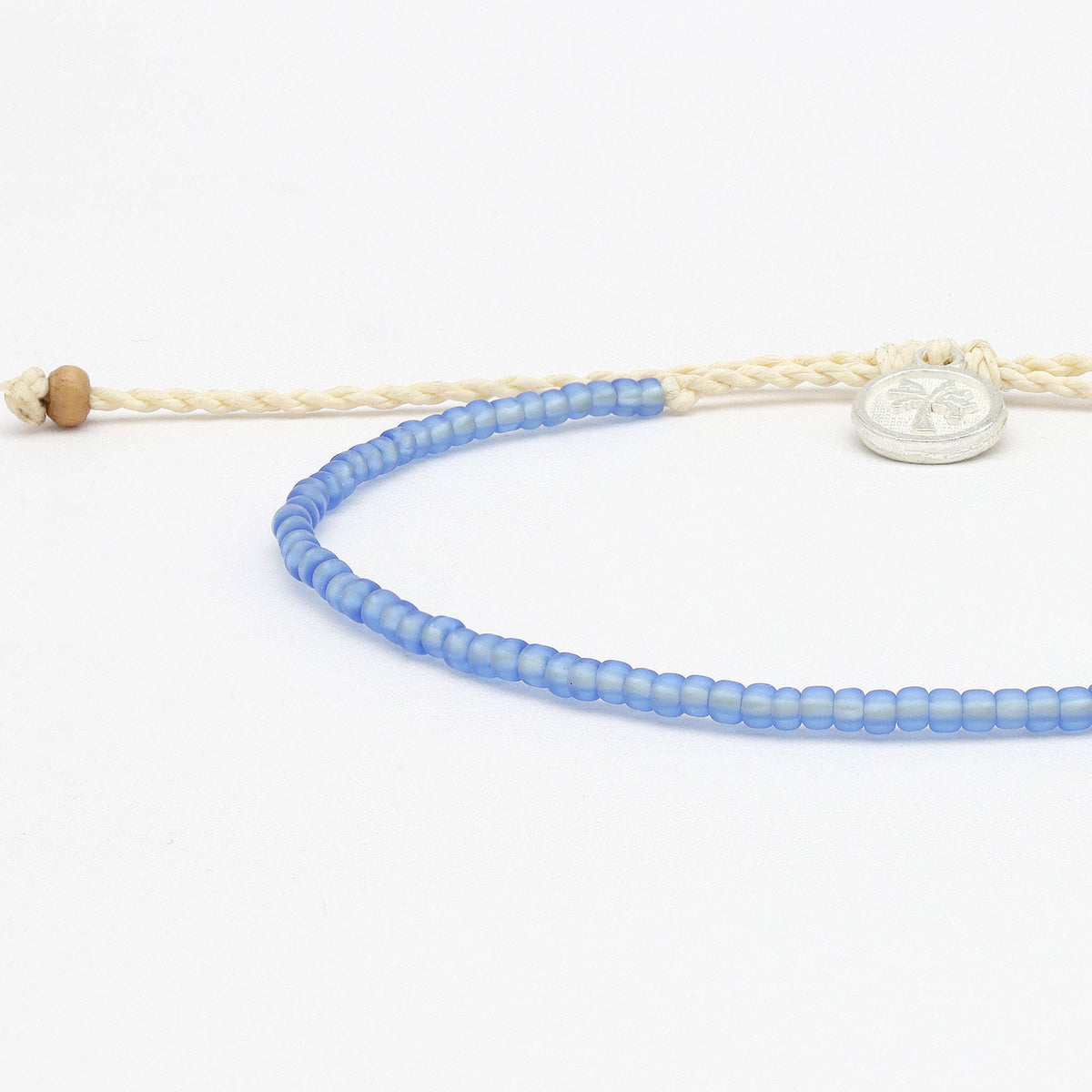 Pineapple Island Ka'anapali Frosted Glass Beaded Anklet