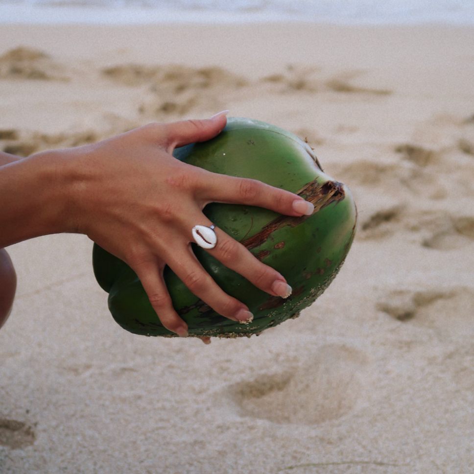 The Salty Gem Handmade Shell Ring