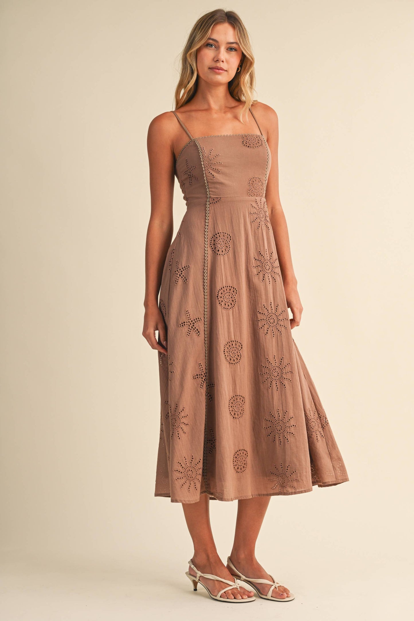 Klesis Coastal Eyelet Embroidered Dress