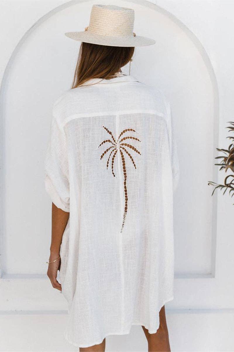 Mccolin Relaxed Palm Button-Up