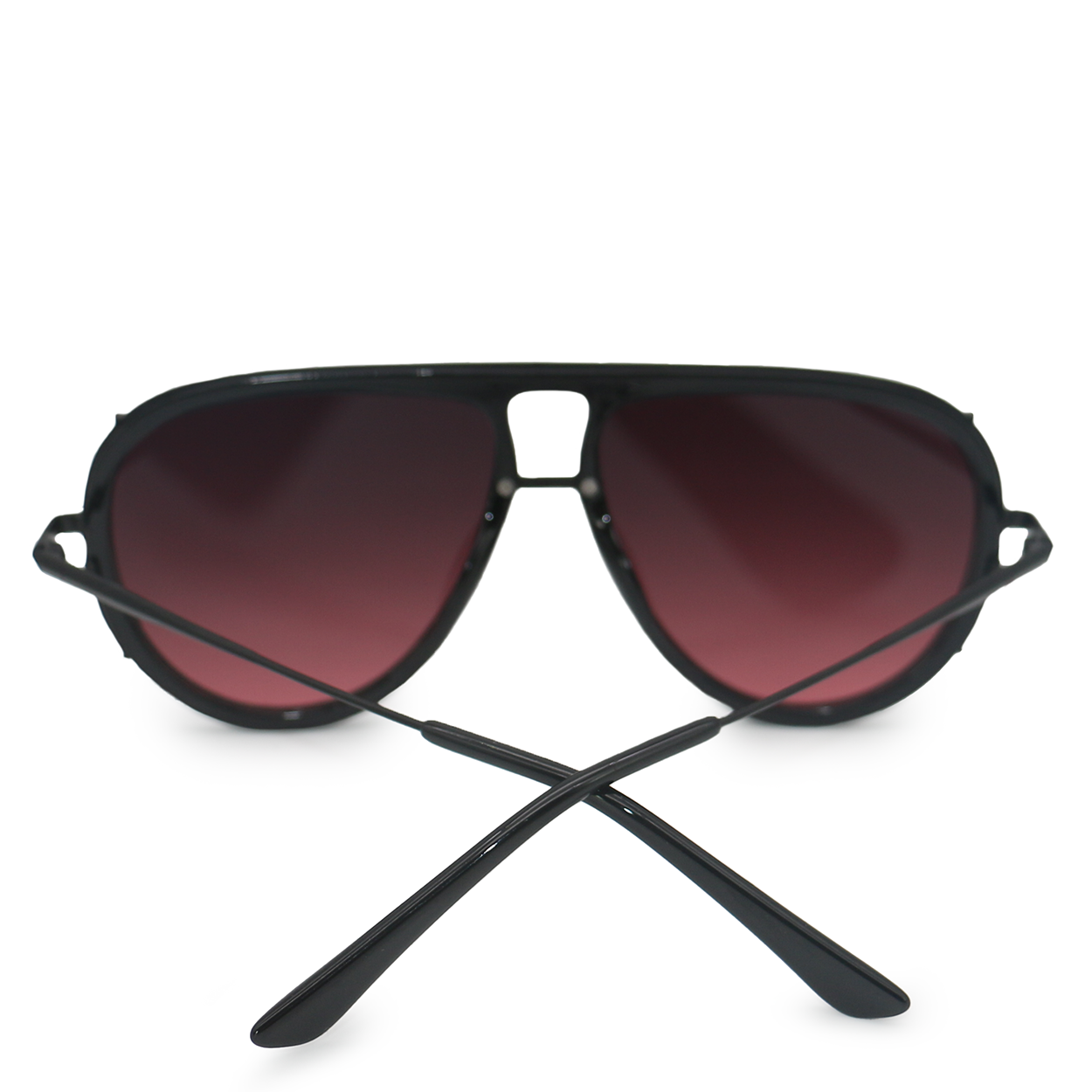 Topfoxx Ivy Luxe Tangle-Free Aviator Sunglasses - Ruby
