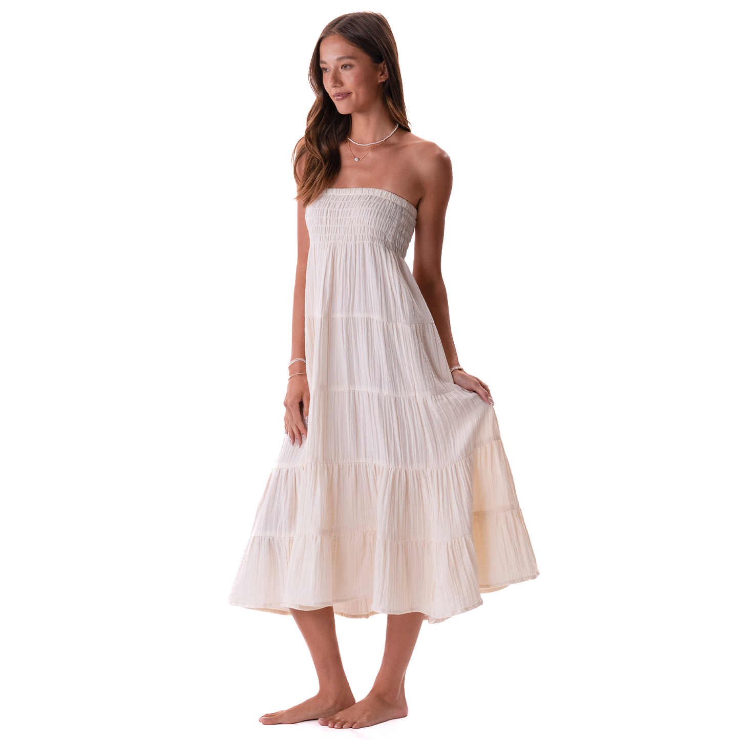 Lotus and Luna Sundrift Skirt - Cream
