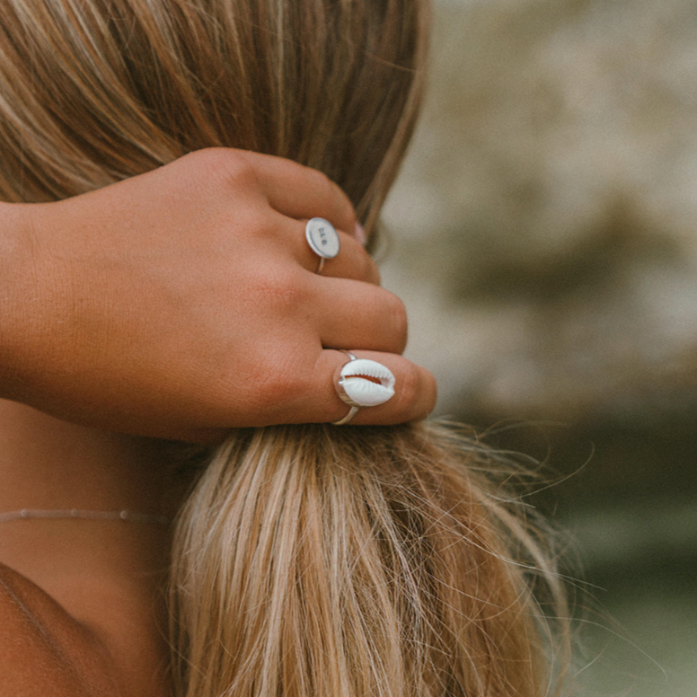 The Salty Gem Handmade Shell Ring