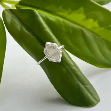 Baizaar Moonstone Solitaire Ring