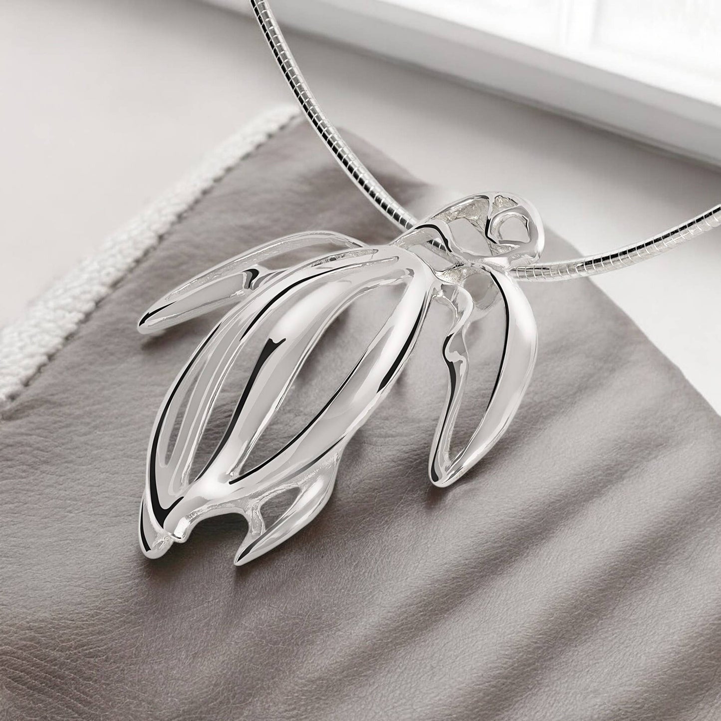 Big Blue Sea Turtle Necklace