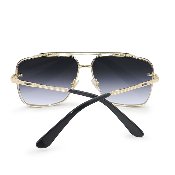 Topfoxx Bella Tangle Free Aviator Sunglasses - Midnight Gold