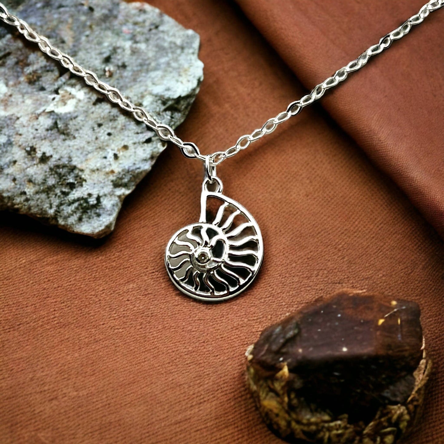 Jackie Gallagher Designs Nautilus Shell Necklace