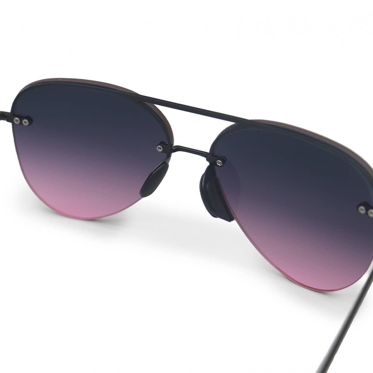 Topfoxx Small Megan 2 Tangle Free Aviator Sunglasses - Purple Pink